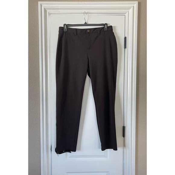 Ladies Croft & Barrow Brown Stretch Pants Size 14 - Picture 3 of 6